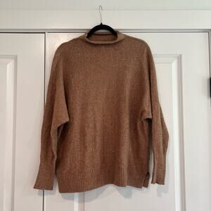 Anthropologie Kaisley Women's‎ Brown Knit Sweater Turtleneck Size M